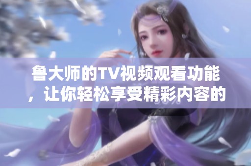 鲁大师的TV视频观看功能，让你轻松享受精彩内容的全新体验