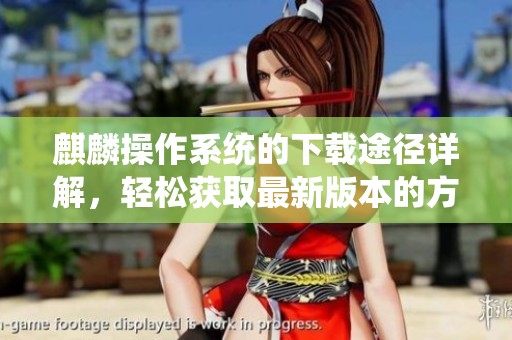 麒麟操作系统的下载途径详解，轻松获取最新版本的方法