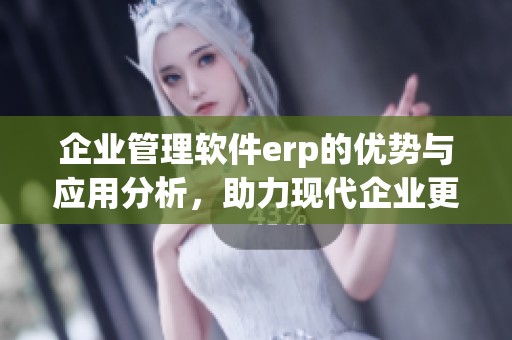 企业管理软件erp的优势与应用分析，助力现代企业更高效管理运行