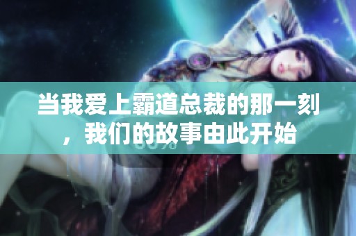 当我爱上霸道总裁的那一刻，我们的故事由此开始