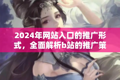 2024年网站入口的推广形式，全面解析b站的推广策略