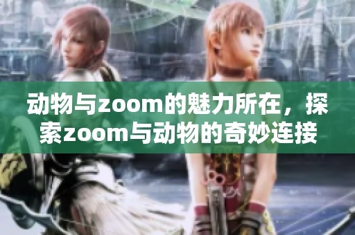 动物与zoom的魅力所在，探索zoom与动物的奇妙连接