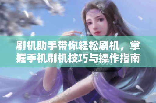 刷机助手带你轻松刷机，掌握手机刷机技巧与操作指南