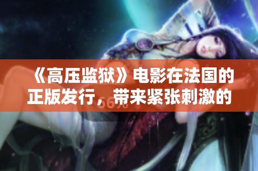 《高压监狱》电影在法国的正版发行，带来紧张刺激的观影体验
