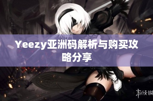 Yeezy亚洲码解析与购买攻略分享