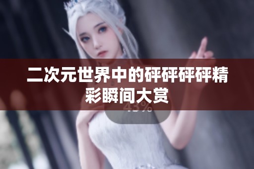 二次元世界中的砰砰砰砰精彩瞬间大赏