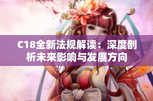 C18全新法规解读：深度剖析未来影响与发展方向