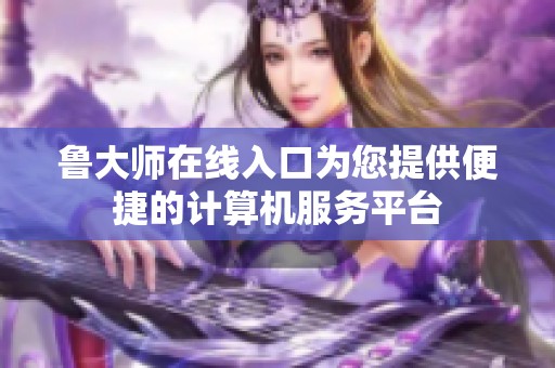 鲁大师在线入口为您提供便捷的计算机服务平台