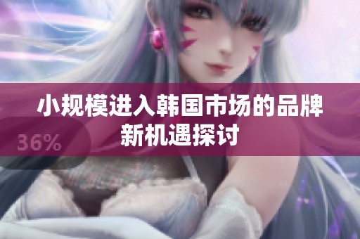小规模进入韩国市场的品牌新机遇探讨