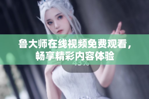 鲁大师在线视频免费观看，畅享精彩内容体验