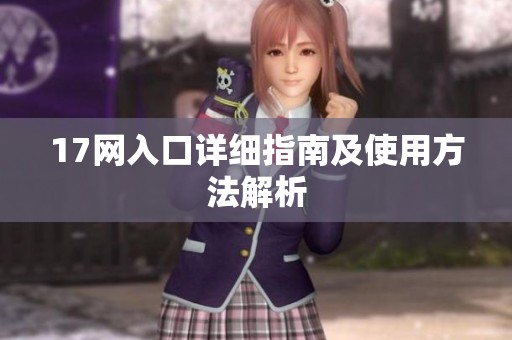 17网入口详细指南及使用方法解析