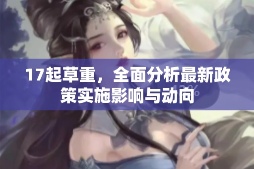 17起草重，全面分析最新政策实施影响与动向