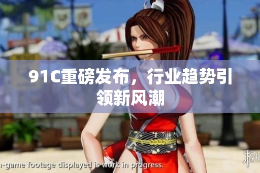 91C重磅发布，行业趋势引领新风潮