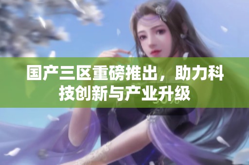 国产三区重磅推出，助力科技创新与产业升级