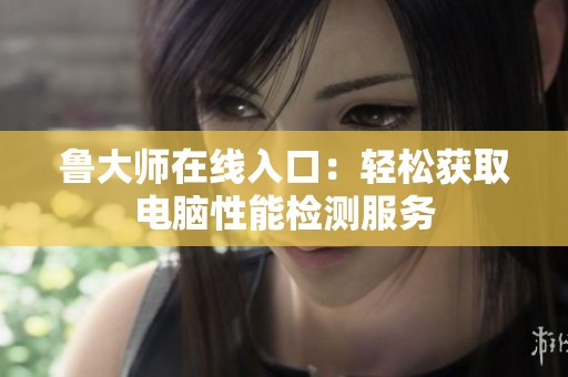 鲁大师在线入口：轻松获取电脑性能检测服务