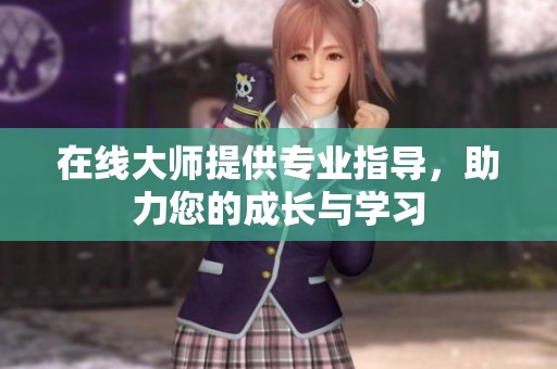 在线大师提供专业指导，助力您的成长与学习