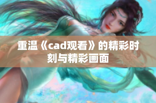 重温《cad观看》的精彩时刻与精彩画面 重温《cad观看》的精彩时刻与精彩画面