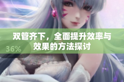 双管齐下，全面提升效率与效果的方法探讨