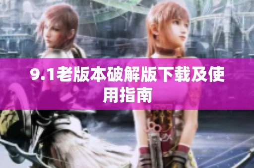 9.1老版本破解版下载及使用指南