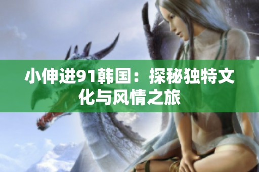 小伸进91韩国：探秘独特文化与风情之旅