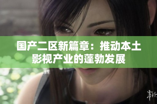 国产二区新篇章：推动本土影视产业的蓬勃发展