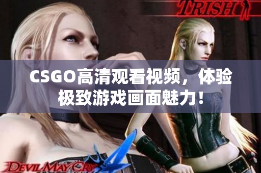 CSGO高清观看视频，体验极致游戏画面魅力！
