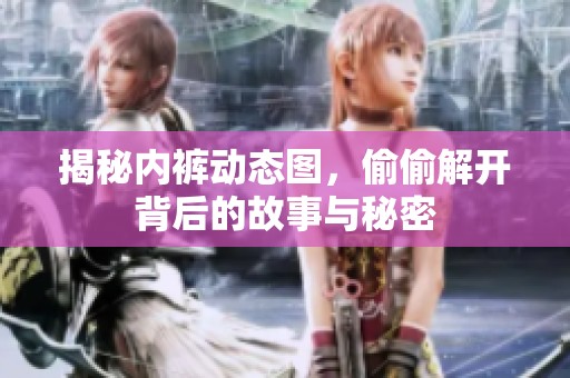 揭秘内裤动态图，偷偷解开背后的故事与秘密