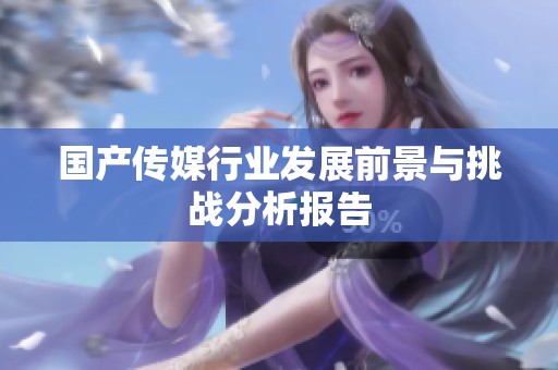 国产传媒行业发展前景与挑战分析报告